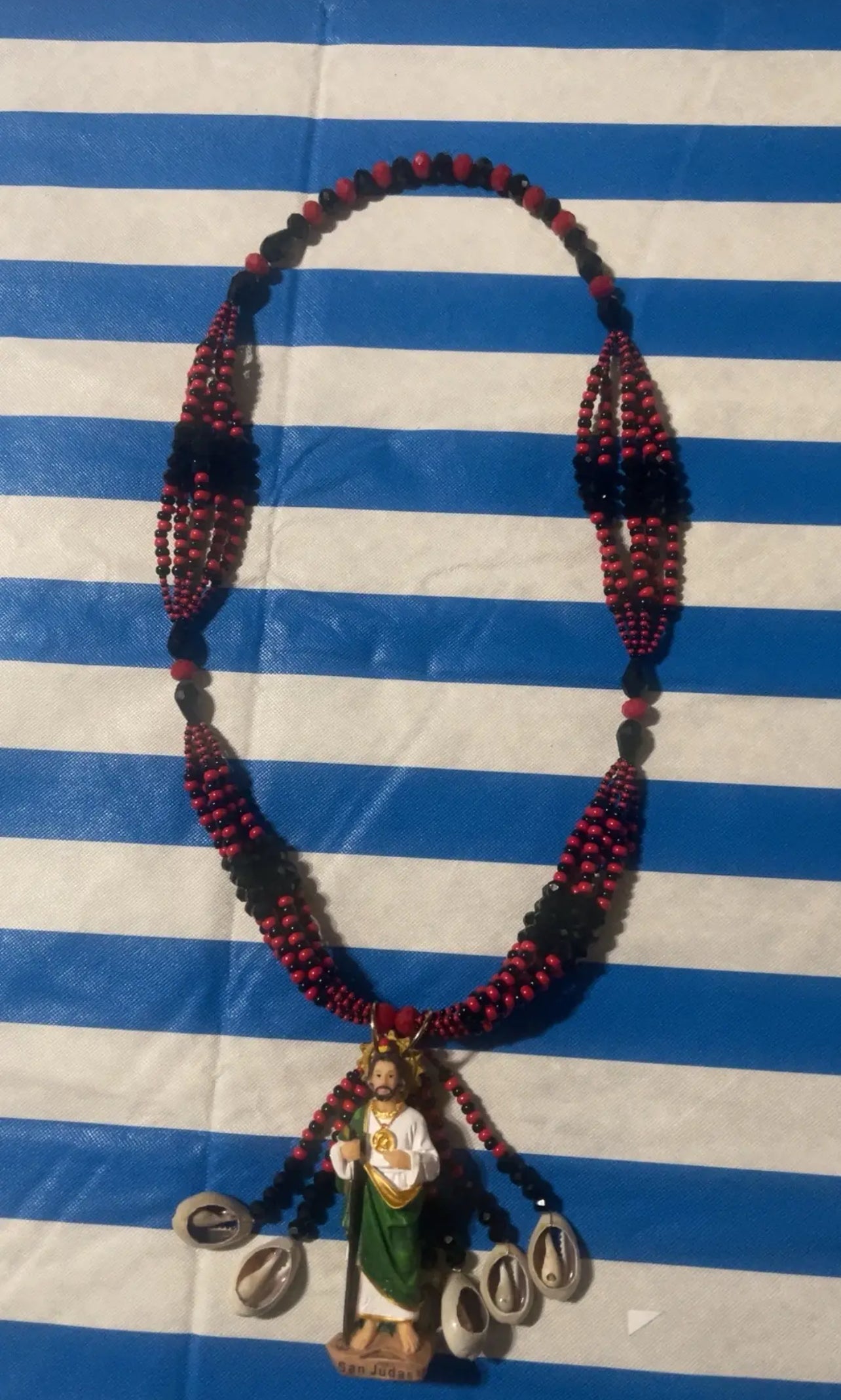 dcwzto Collar Negro y Rojo