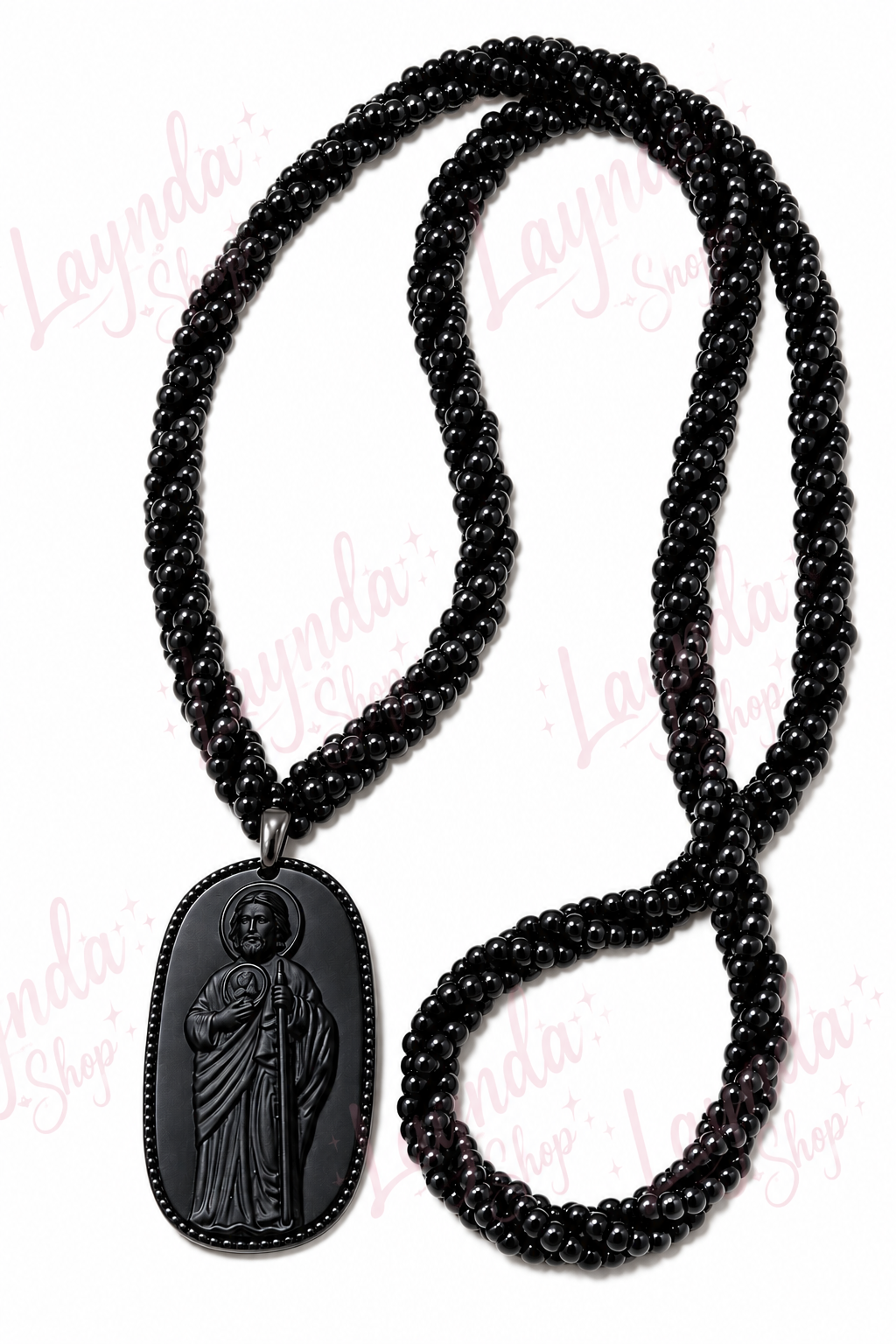 Collar Negro San Juditas Tadeo
