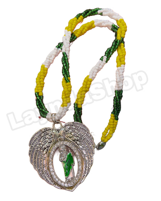 Collar de San Judas Tadeo con Alas de protección
