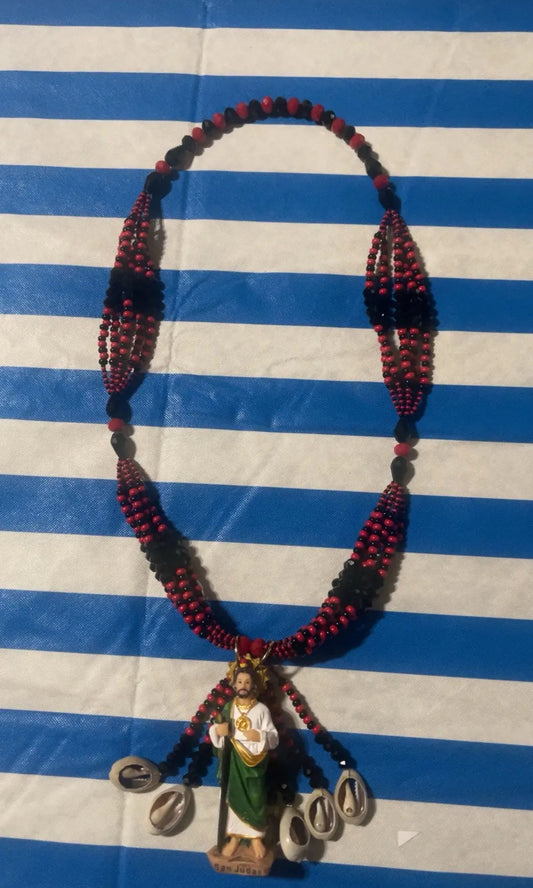 dcwzto Collar Negro y Rojo